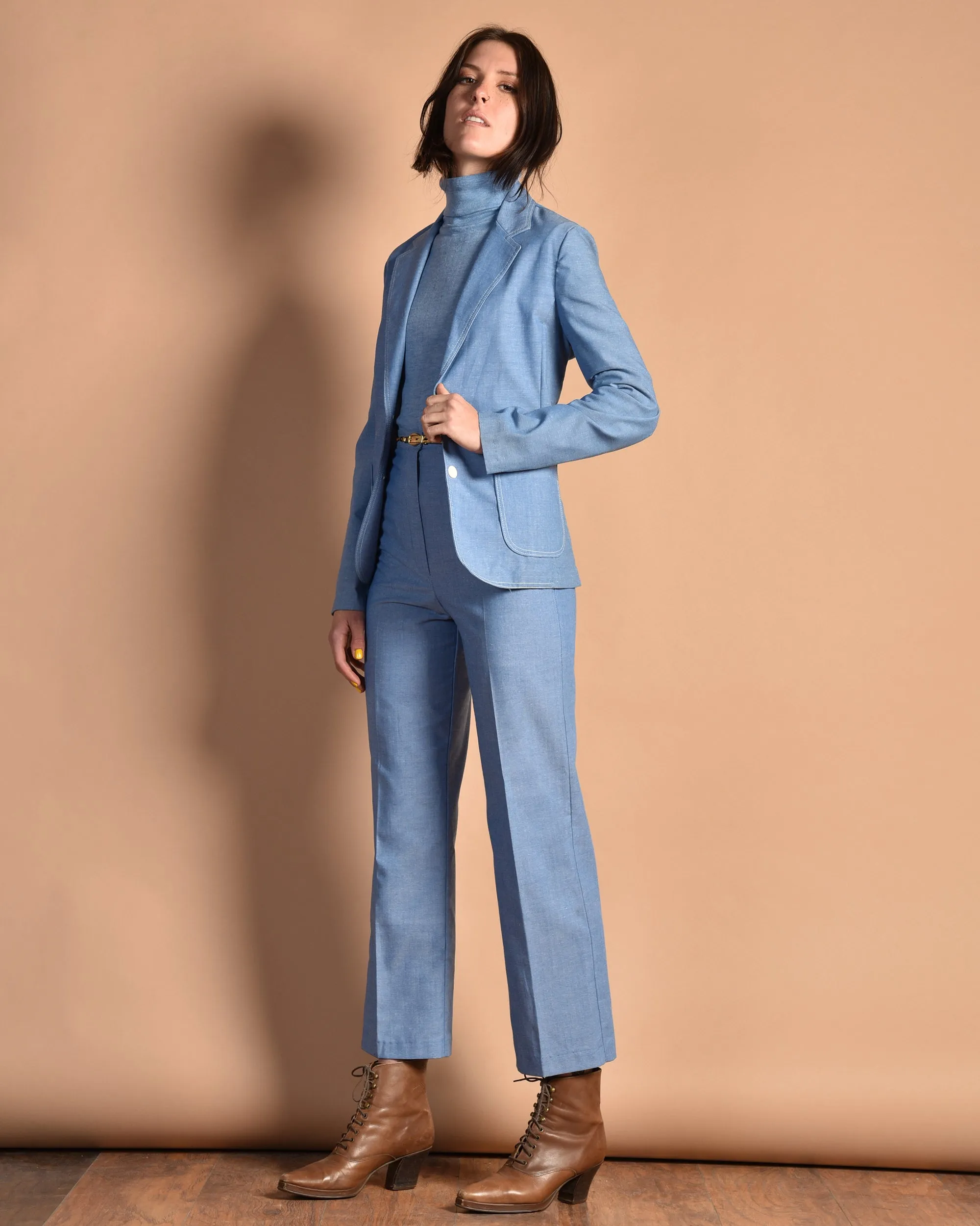 1970s Polar Ice Turtleneck