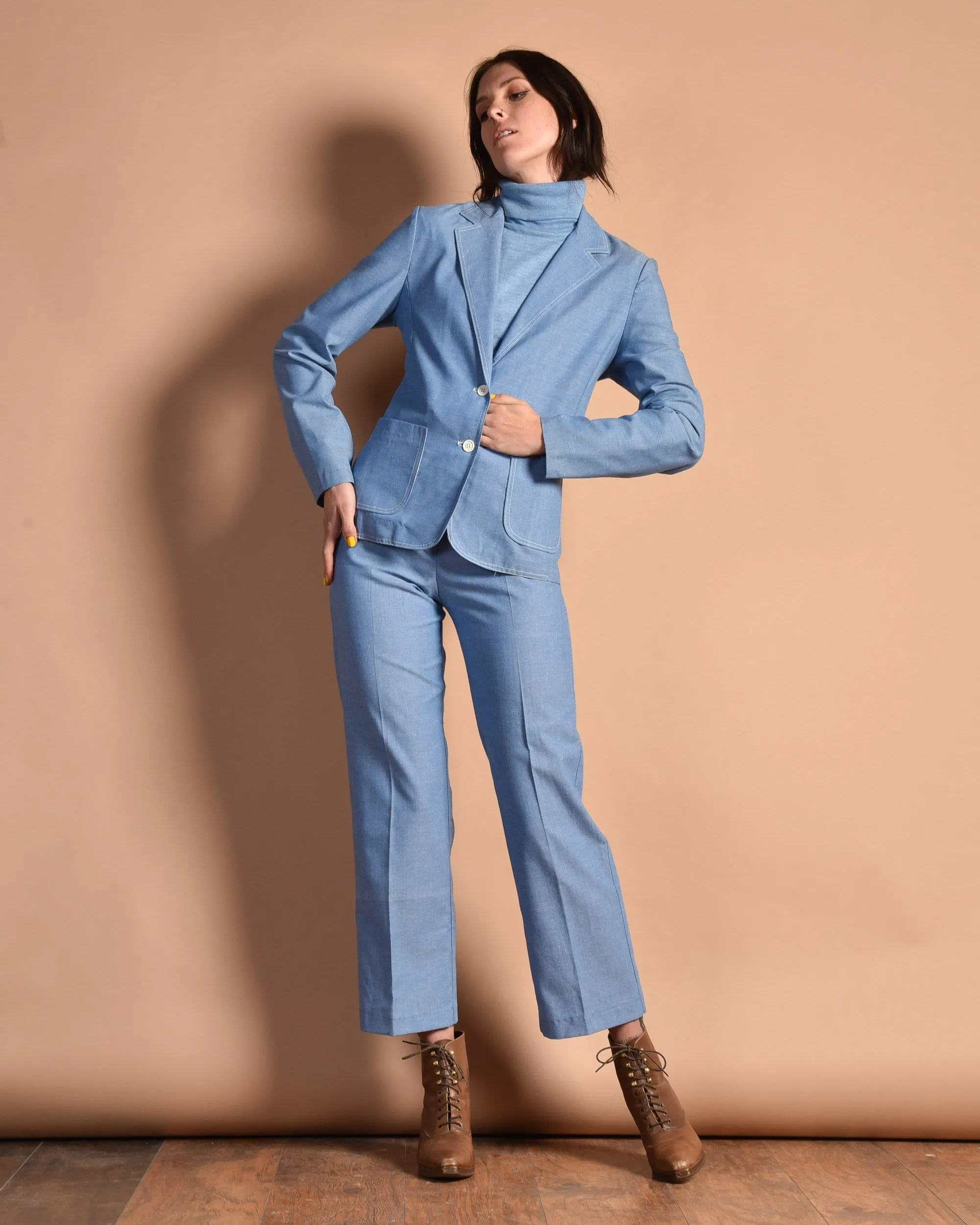 1970s Polar Ice Turtleneck