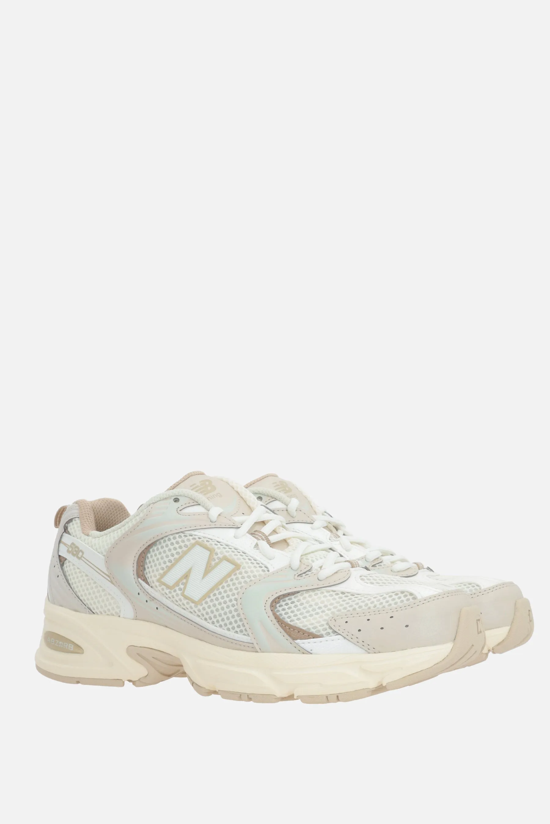 530 mesh and faux leather sneakers