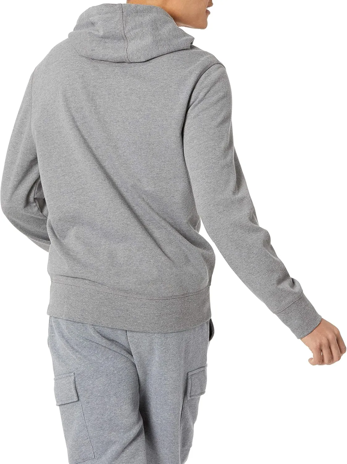 Amazon Essentials Men's Lightweight French Terry Full-Zip Hoodie with Comfortable Fit
