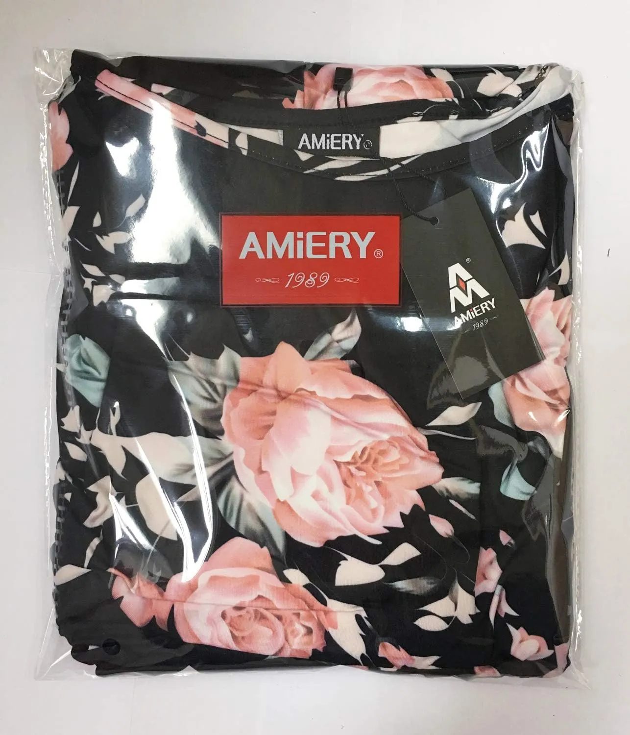 AMiERY Women's Floral Printed Jumpsuits Solid Rompers Casual Comfy Striped Jumpsuit with Pockets
