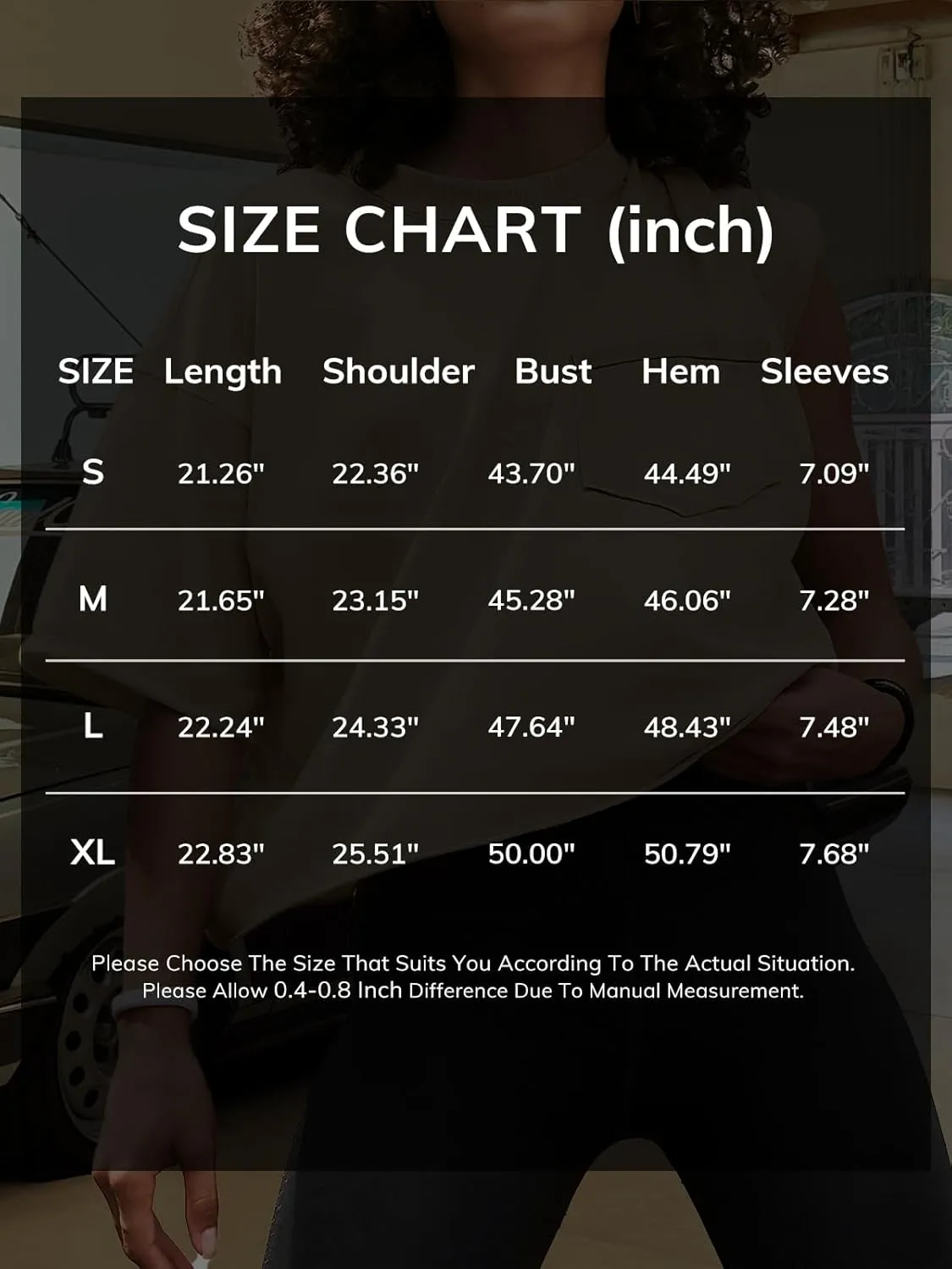 ATHMILE Womens Oversized T-Shirts Short Sleeve Workout Crop Tops Casual Drop Shoulder Boxy Roll Hem Basic Loose Tees