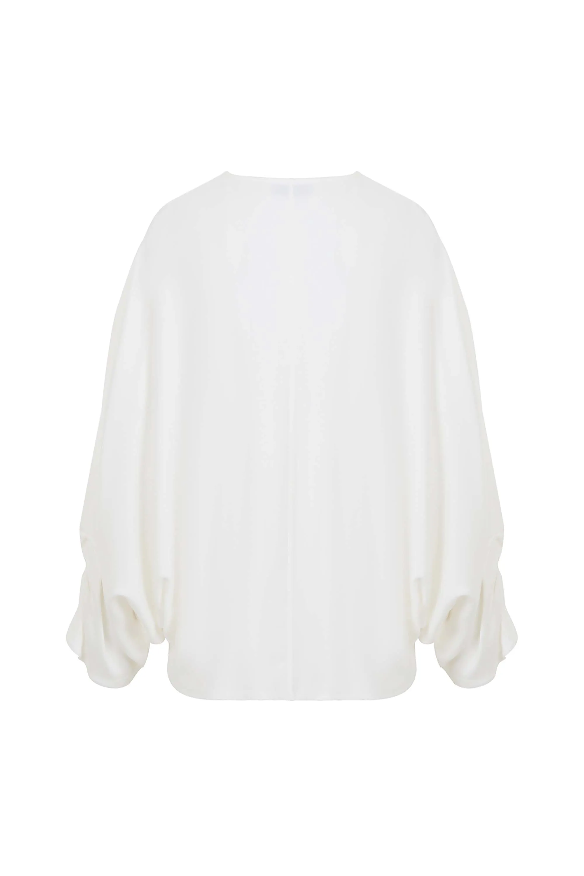Batwing Sleeve V-Neck Top (Final Sale)