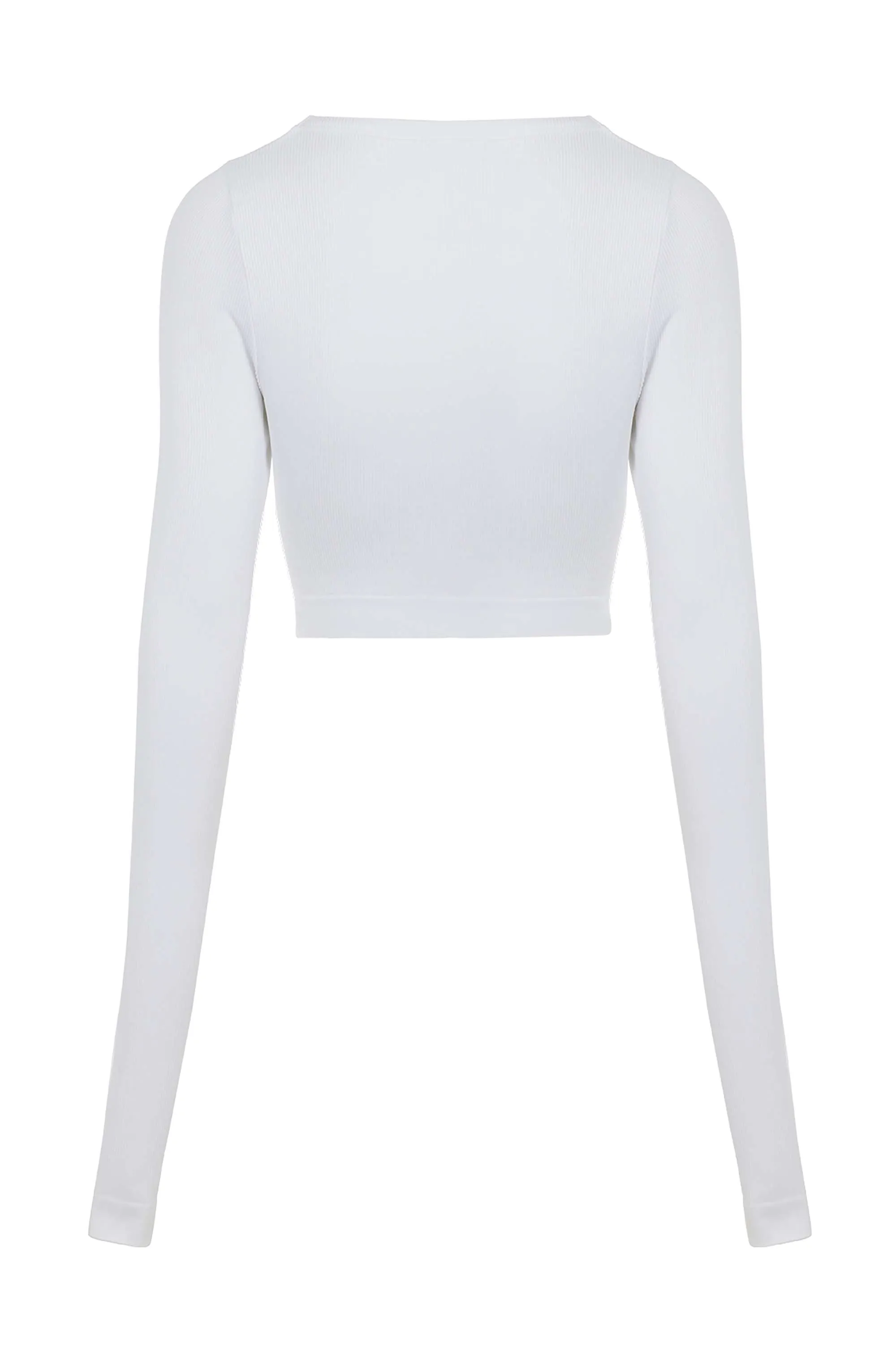 Boat Neck Knit Crop Top (Final Sale)