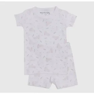 Bunny Hop Short PJ's - Pink