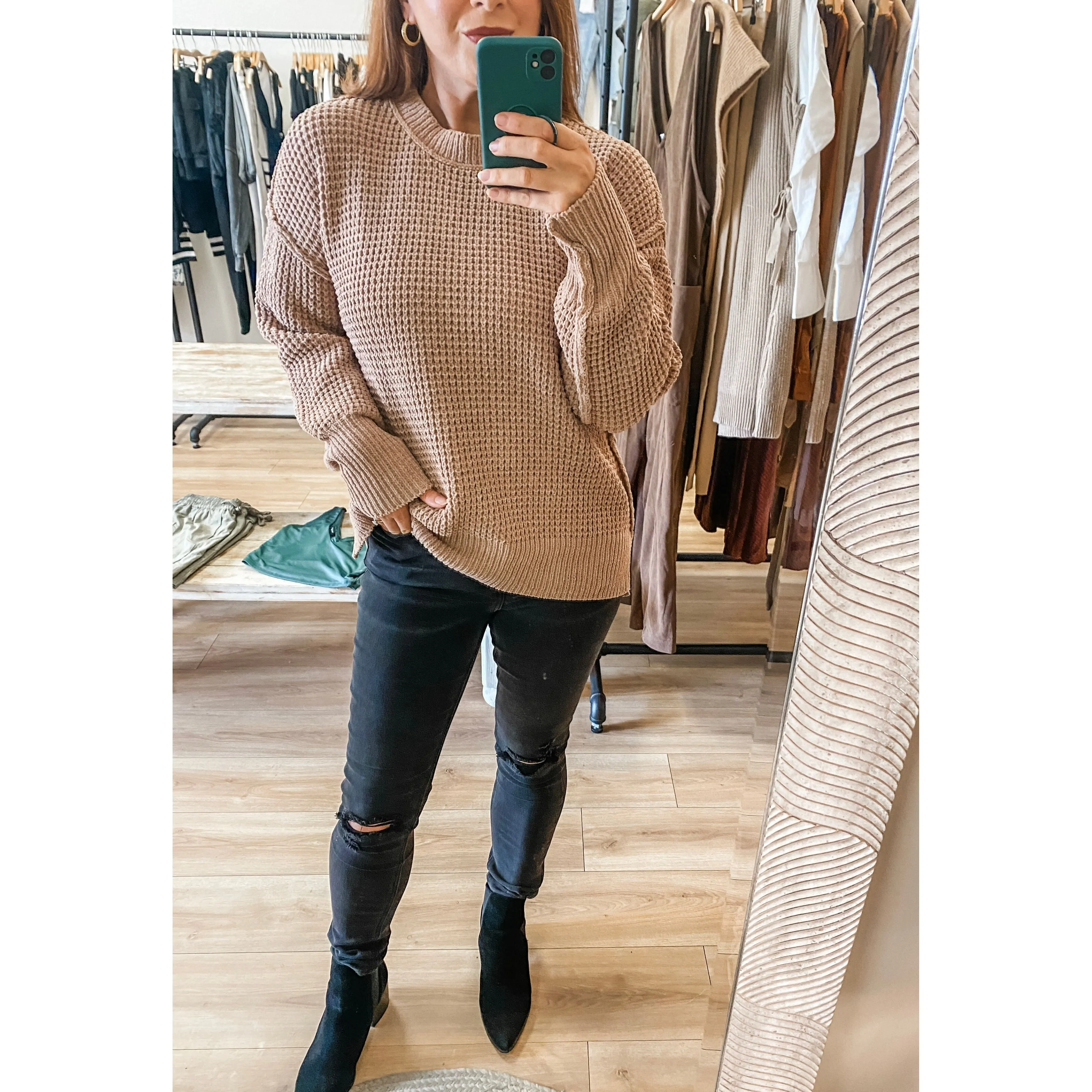 Camel Cozy Sweater