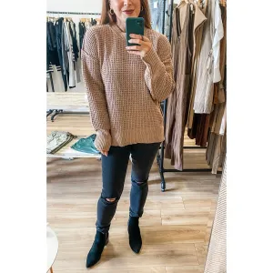 Camel Cozy Sweater