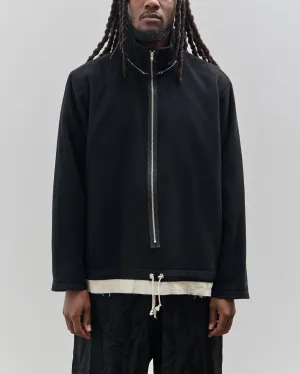 Camiel Fortgens Fleece Anorak, Black