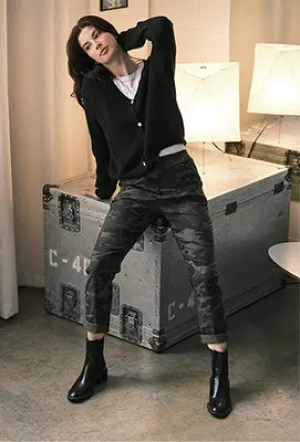 Camouflage Stretch Jogger Pants