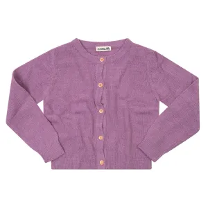 Cardigan Knitted Plum