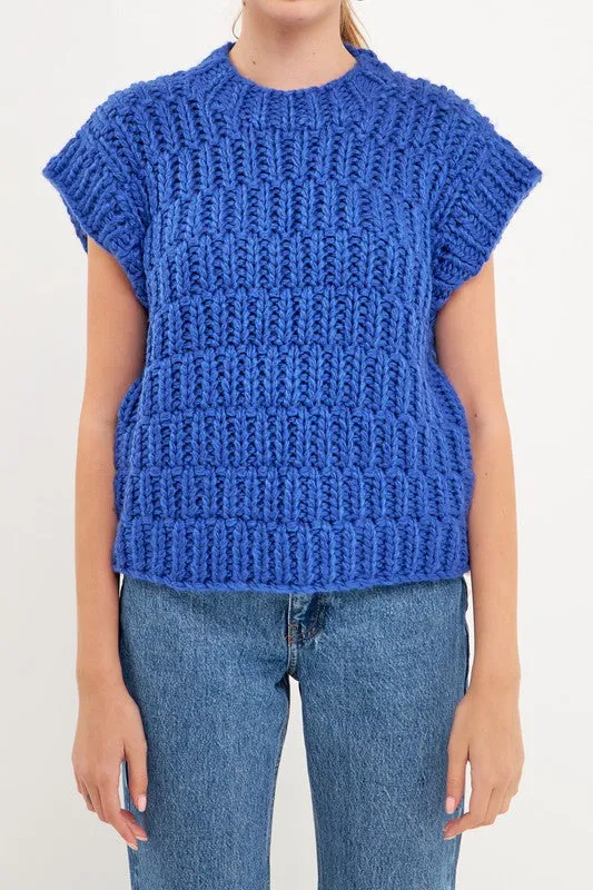 Cozy Tailgate Chunky Sweater Vest