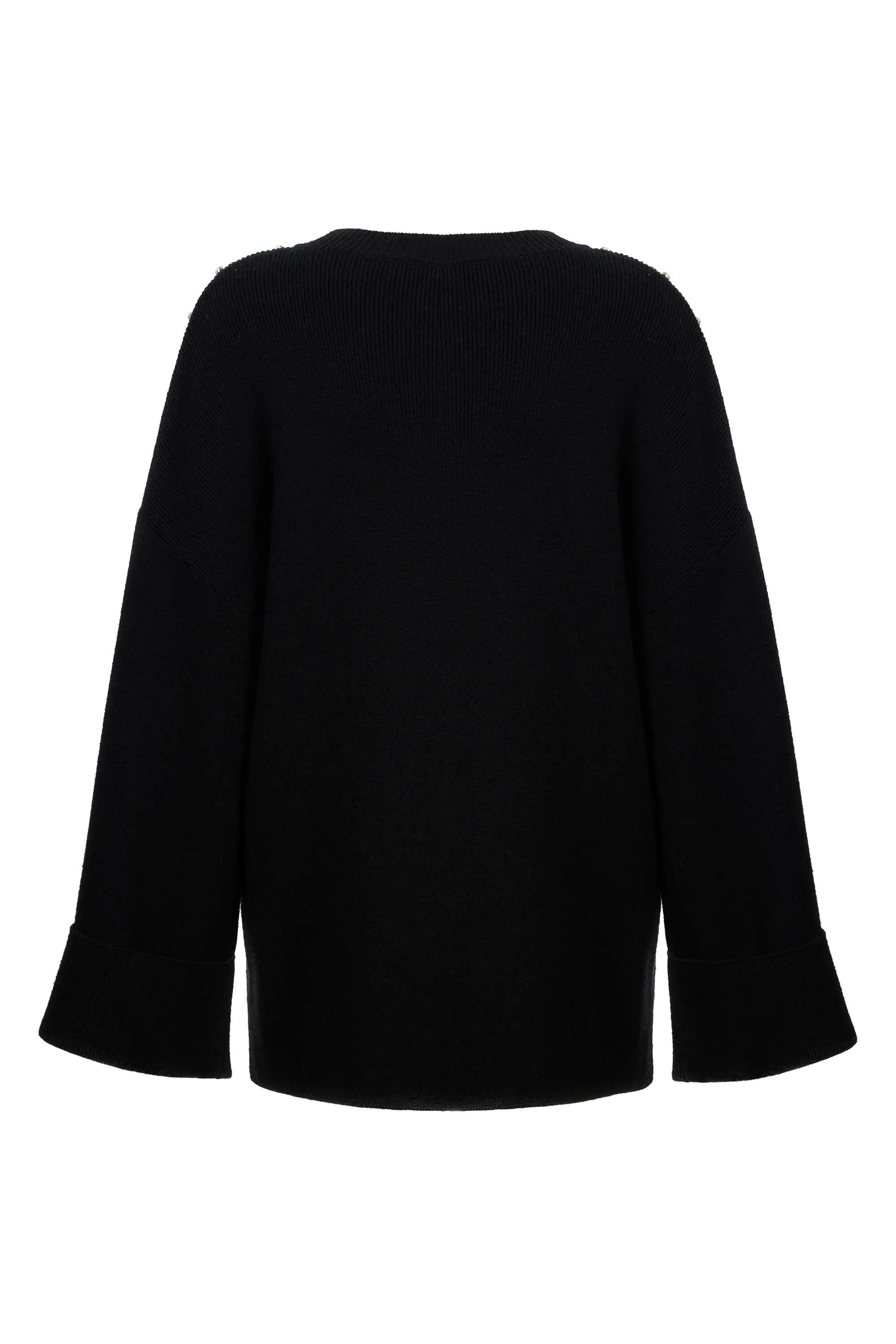 Crystal Stone Detailed Knit Sweater (Final Sale)