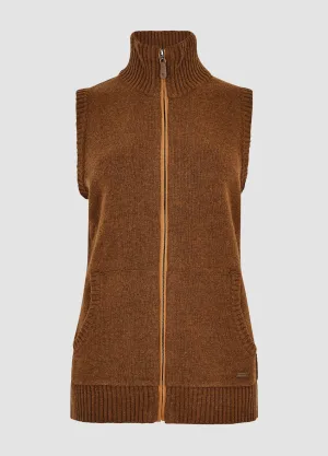 Dubarry Sheedy Knit Bodywarmer - Nutmeg