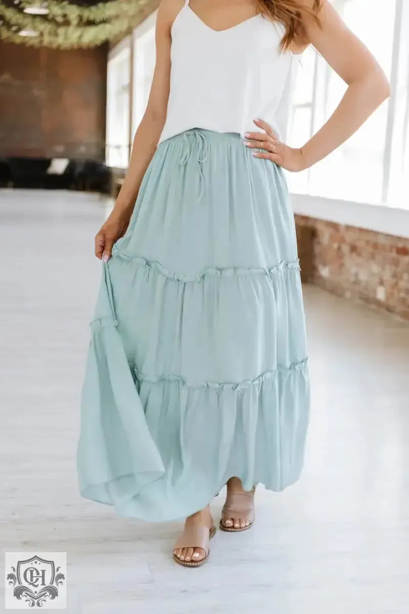 Effortless Tiered Maxi Skirt