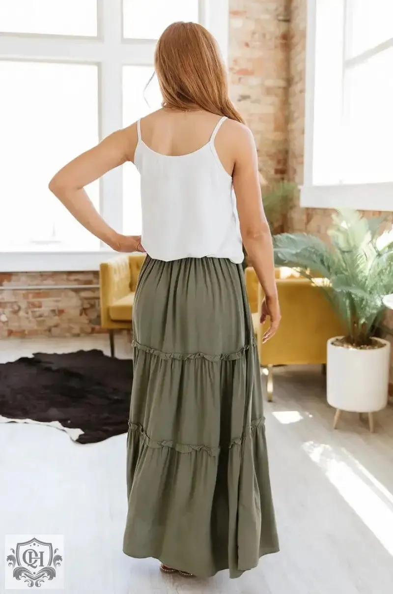 Effortless Tiered Maxi Skirt
