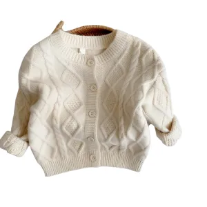 Full Sleeve Solid Knitted Sweater Top