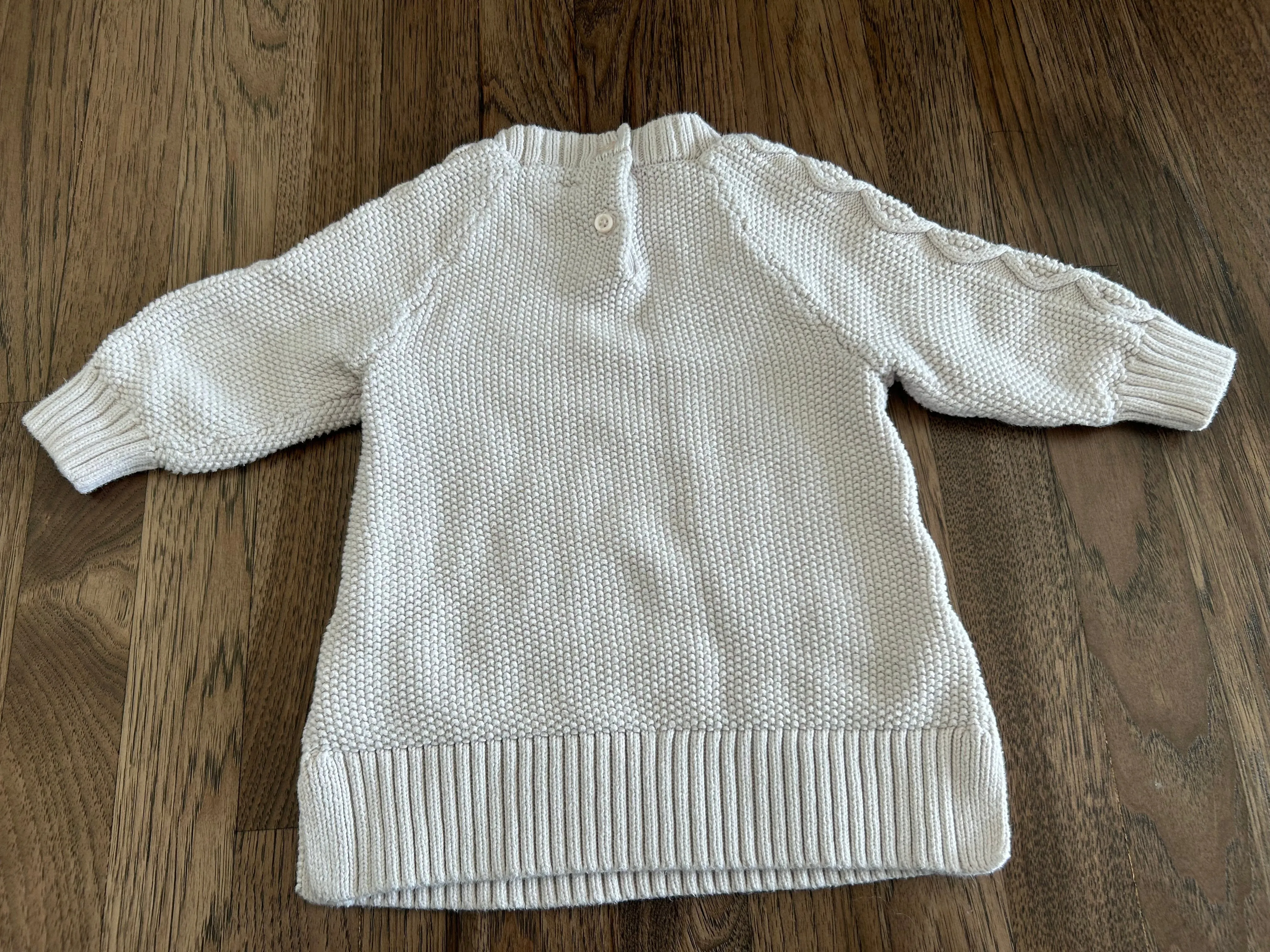 GAP 12-18mos Cream Chunky Knit Sweater , Kids 18 Month (12-18M)