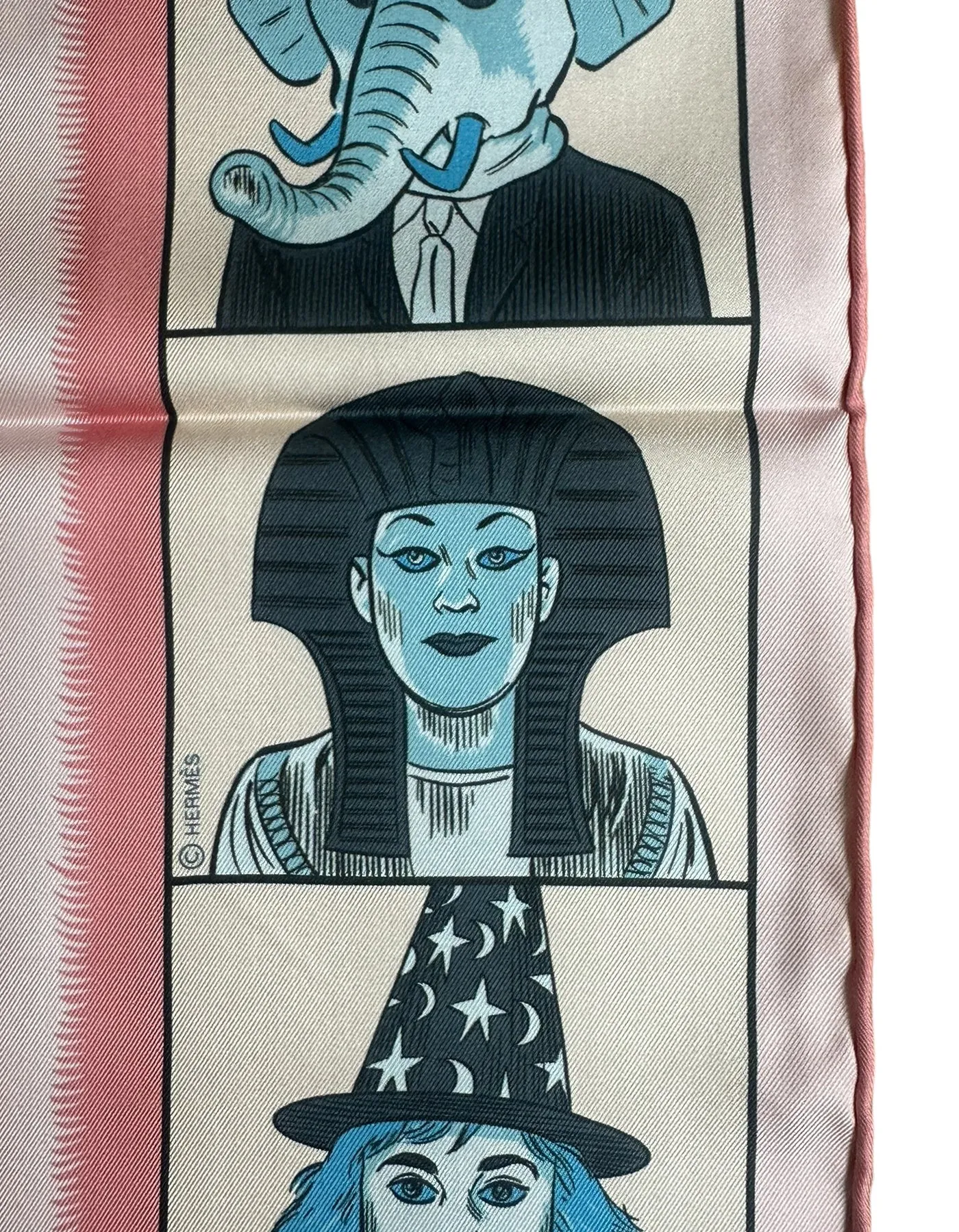 Hermes NEW Dress Code Double Face 90cm Silk Scarf