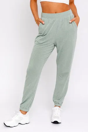 Jersey Travel Jogger Set - Sage