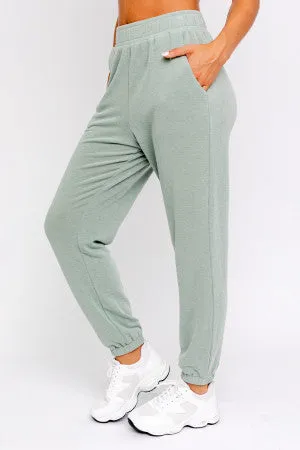Jersey Travel Jogger Set - Sage