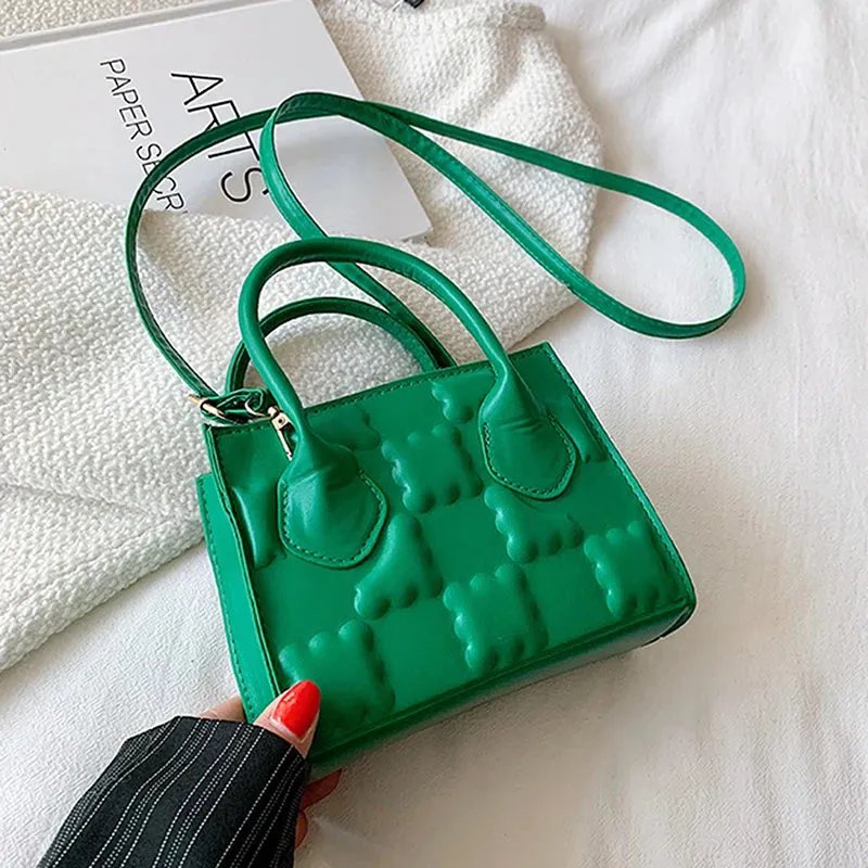 Lady Glams Biscuit Embossing Crossbody Bag - Elevate Your Style with Effortless Elegance