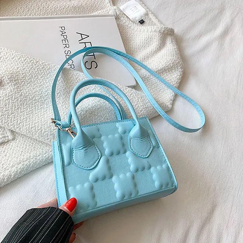 Lady Glams Biscuit Embossing Crossbody Bag - Elevate Your Style with Effortless Elegance