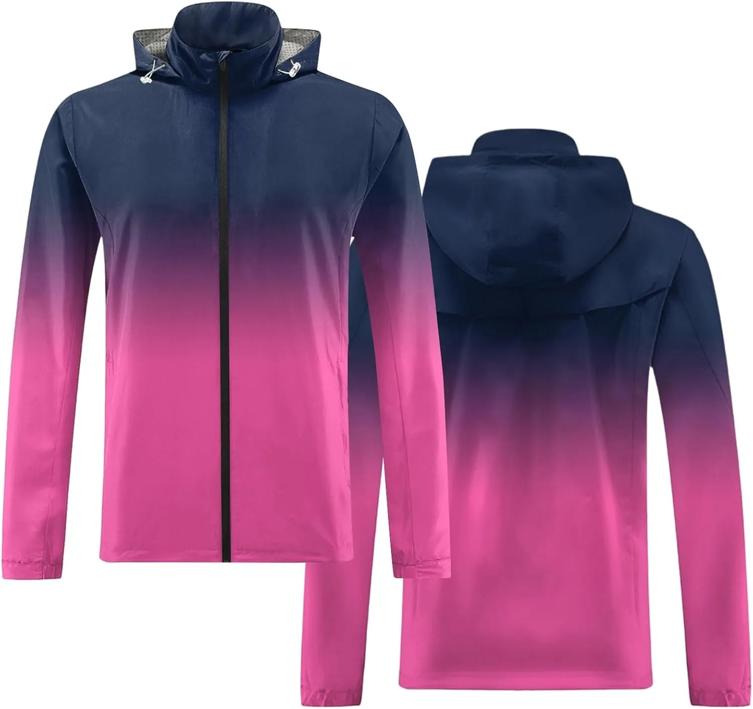 Light Weight Rain Jackets Men Water Resistant Windbreaker Breathable Golf Raincoats Outdoor