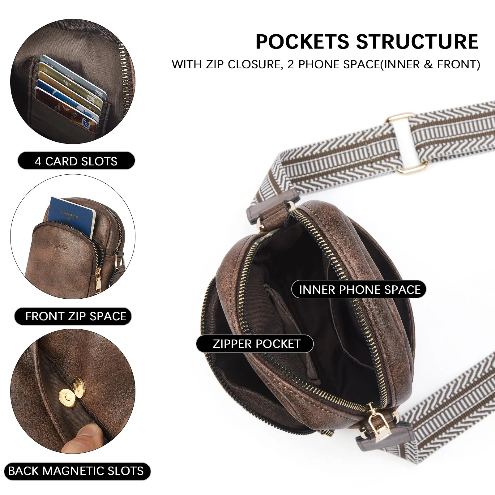 Lotty Chic Small Crossbody Sling Bags for Women