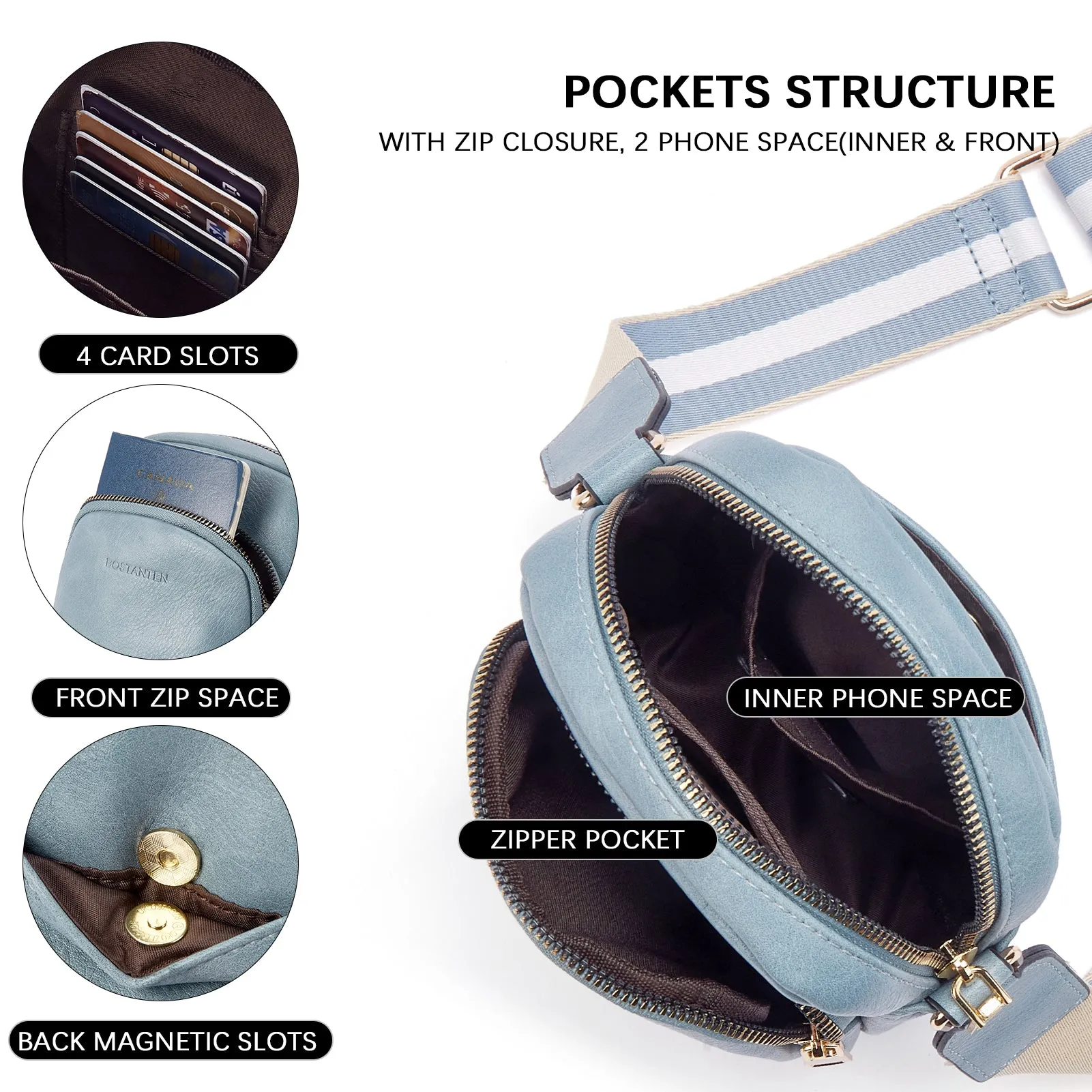 Lotty Chic Small Crossbody Sling Bags for Women