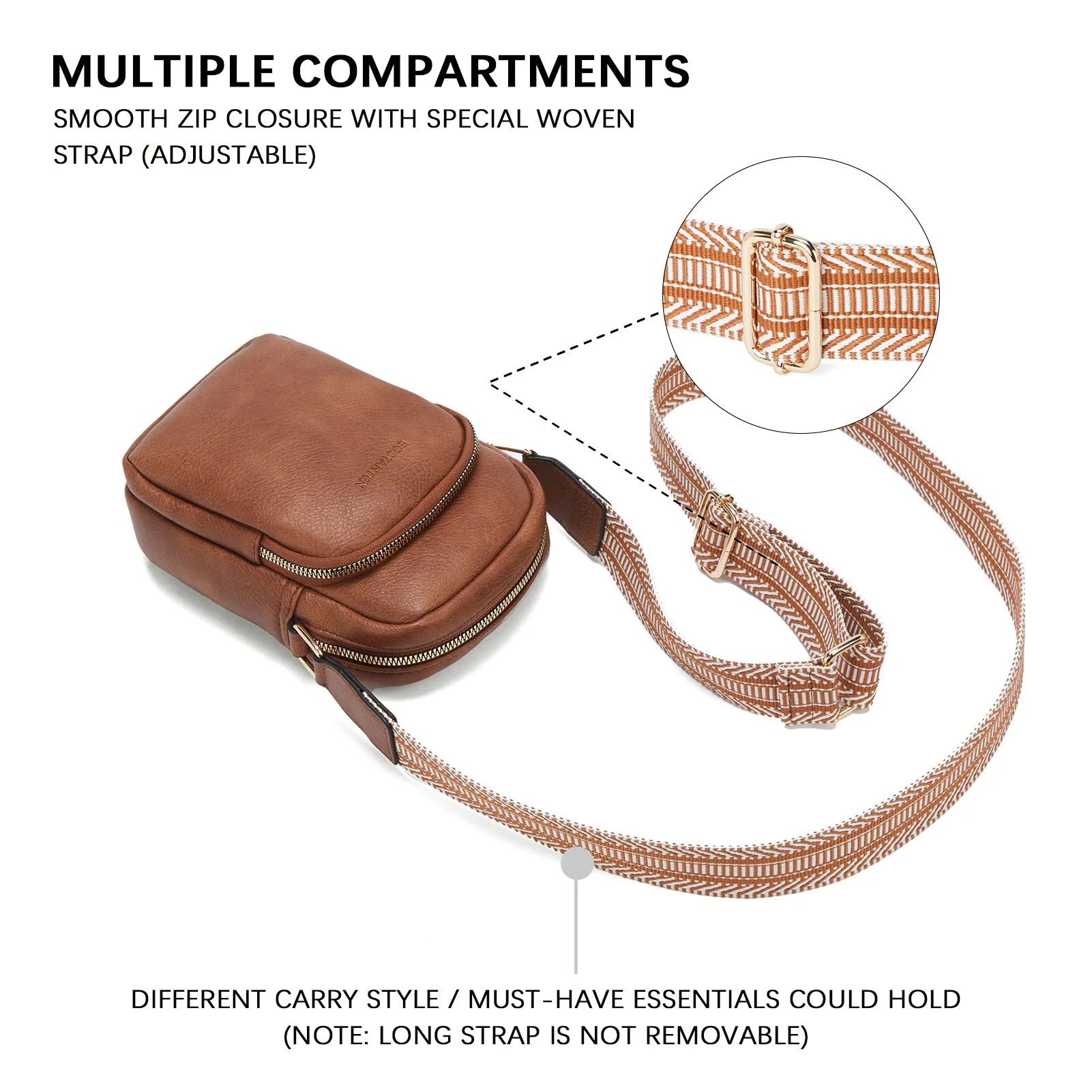 Lotty Chic Small Crossbody Sling Bags for Women