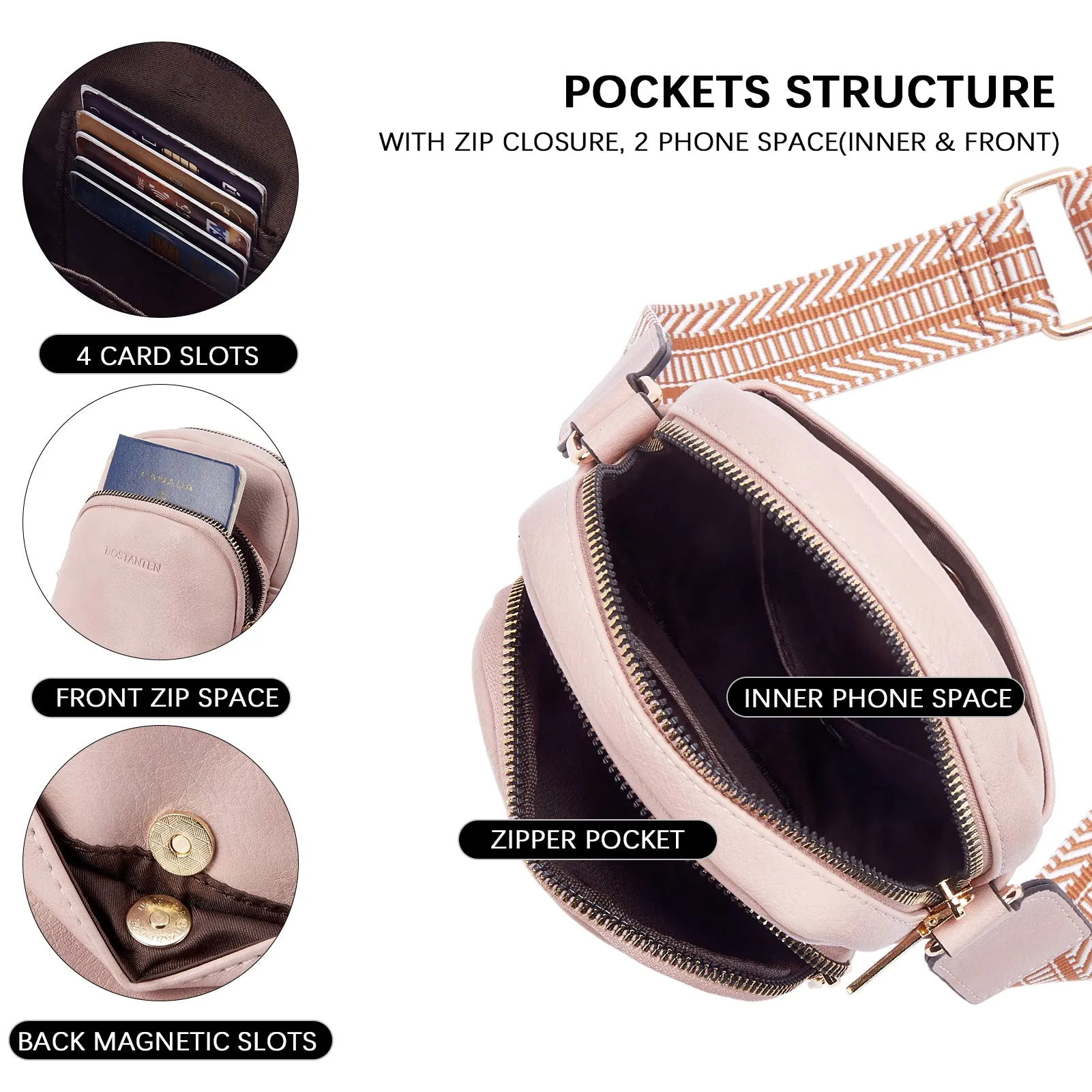 Lotty Chic Small Crossbody Sling Bags for Women
