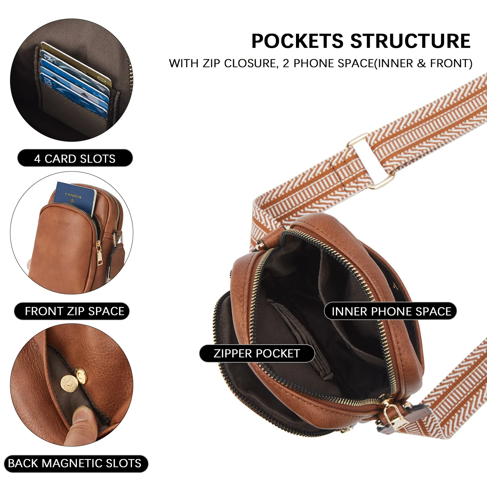 Lotty Chic Small Crossbody Sling Bags for Women