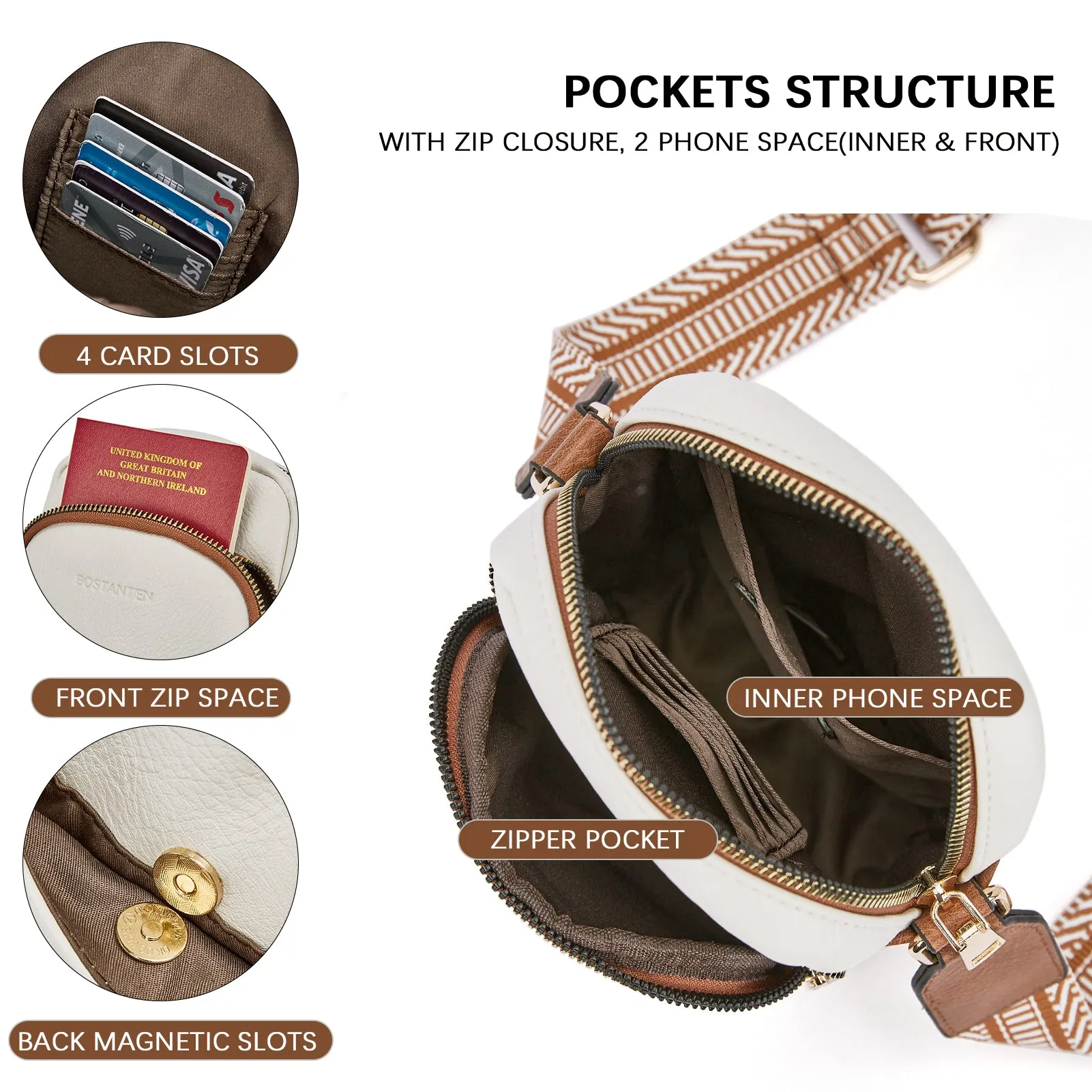 Lotty Chic Small Crossbody Sling Bags for Women