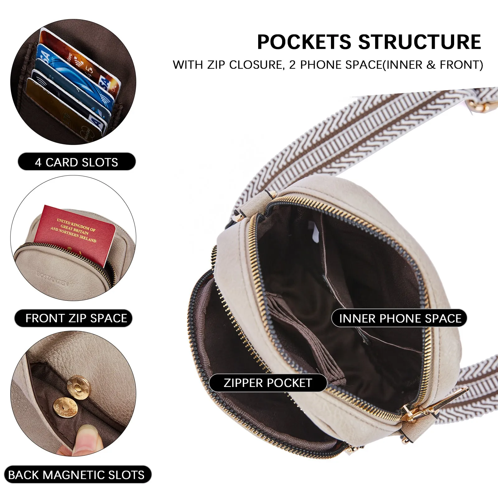 Lotty Chic Small Crossbody Sling Bags for Women