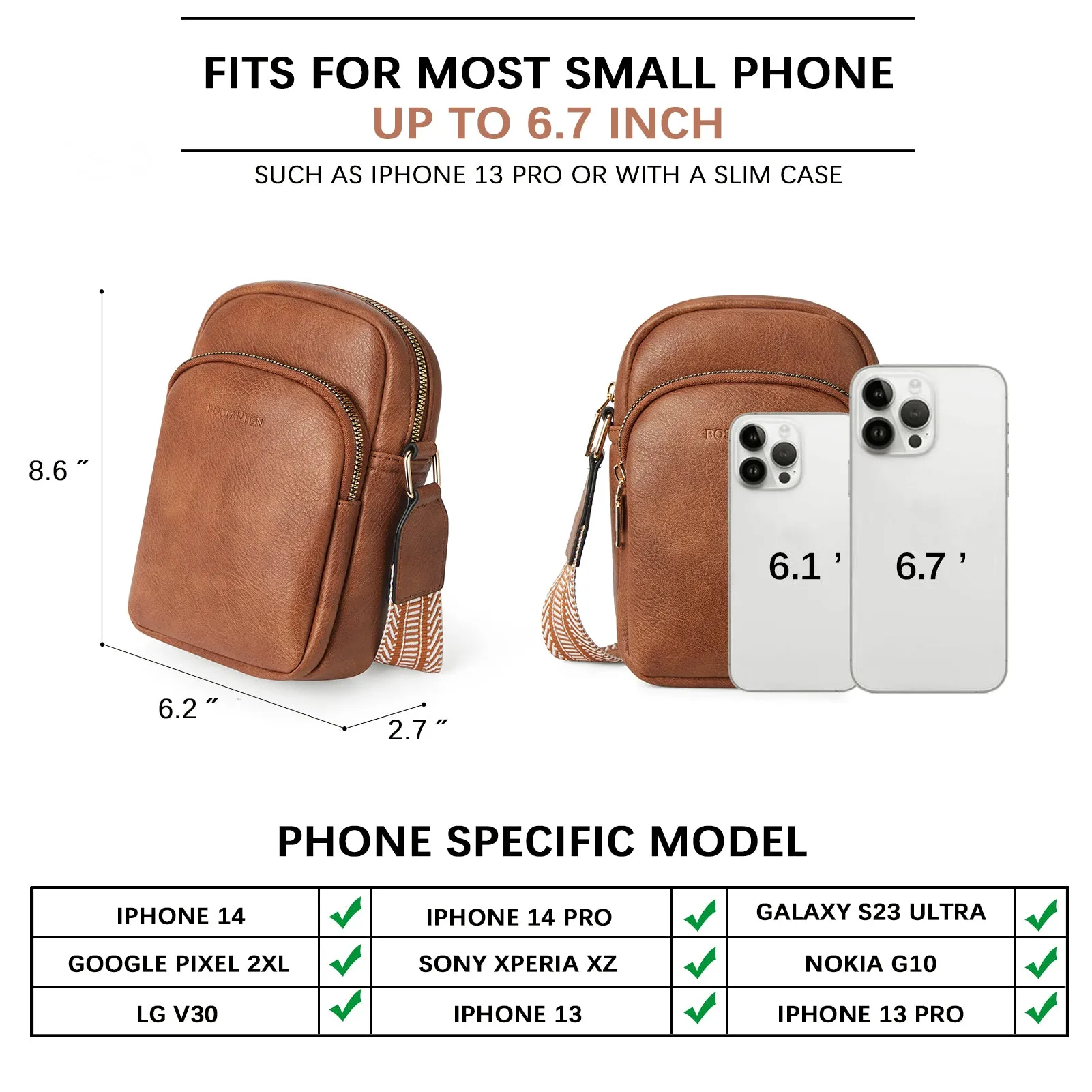 Lotty Chic Small Crossbody Sling Bags for Women