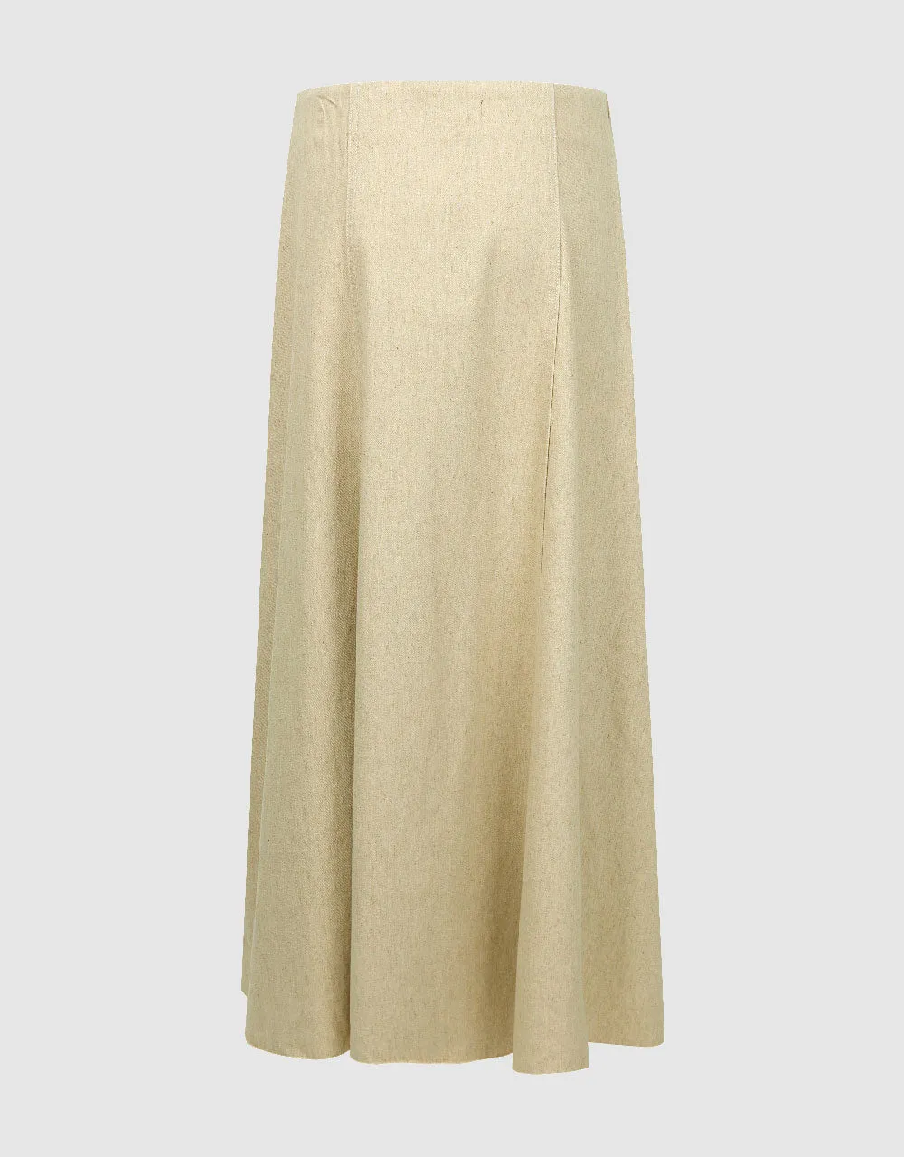Maxi A-Line Denim Skirt