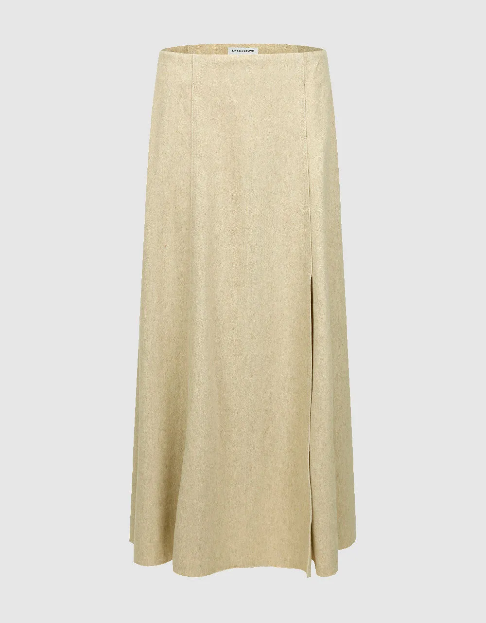 Maxi A-Line Denim Skirt