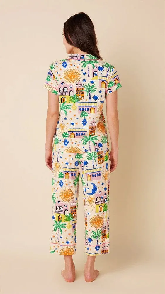 Moroccan Magic Pima Knit Capri Set