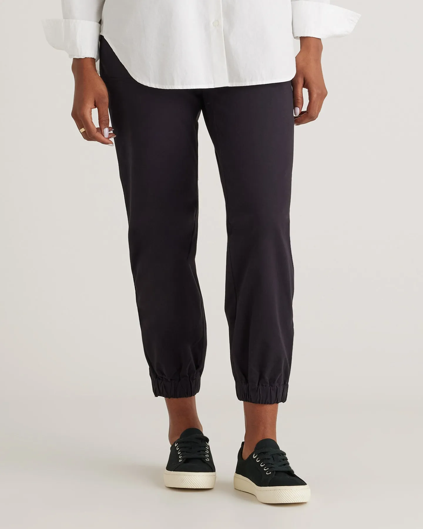 Organic Stretch Cotton Twill Utility Jogger
