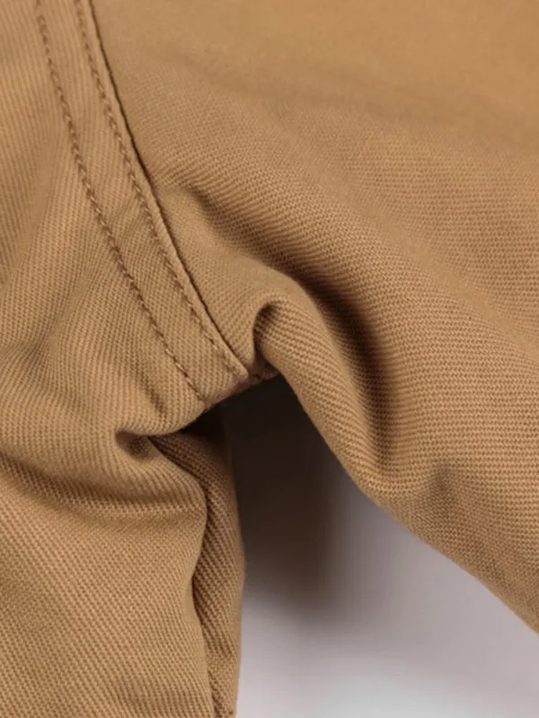Oversized Cotton Utility Jacket with Faux Fur Lining | Hooded Windbreaker for Men
