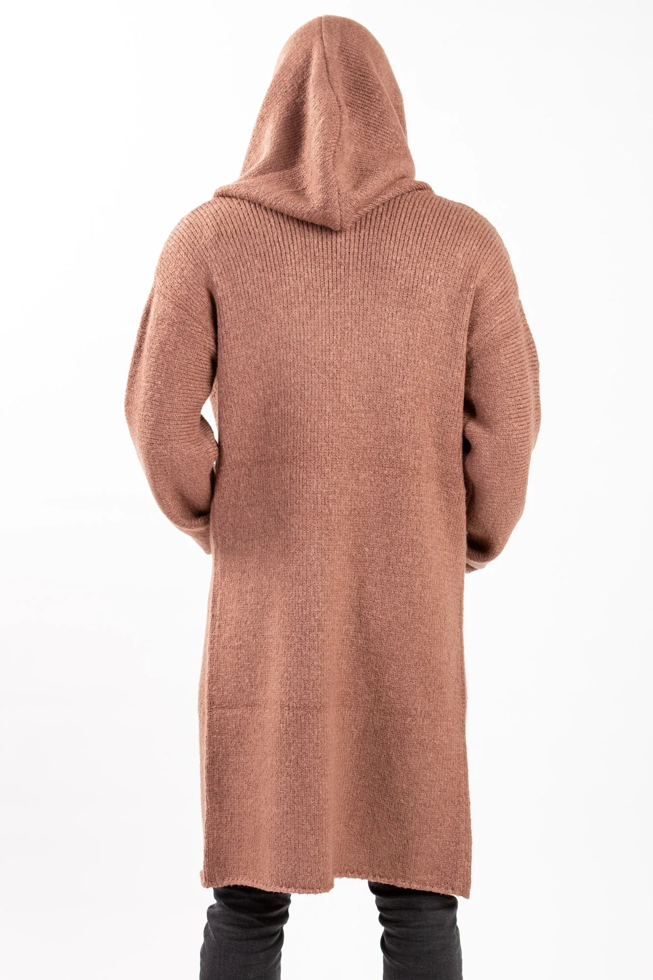 Oversized Two Pocket Cardigan - Mocha