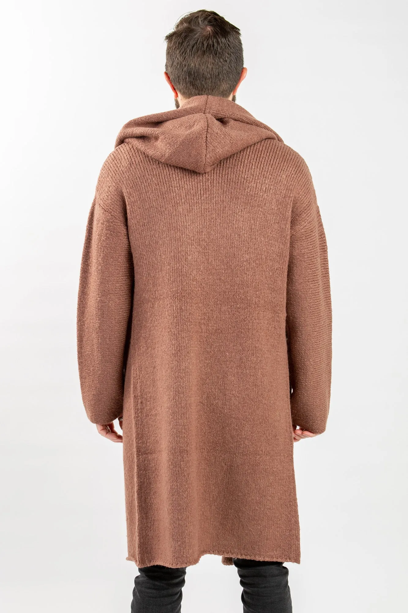 Oversized Two Pocket Cardigan - Mocha
