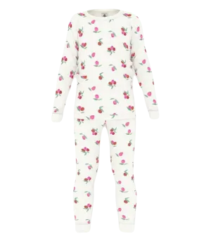 Petit Bateau Fruit Print Loungewear | LS Cotton Pajamas