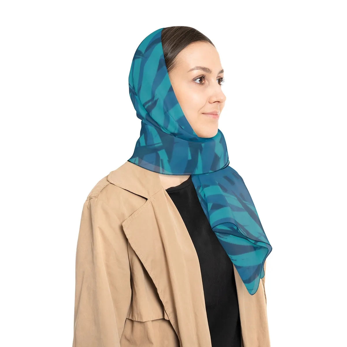 Poly Scarf-Tropical Leaf