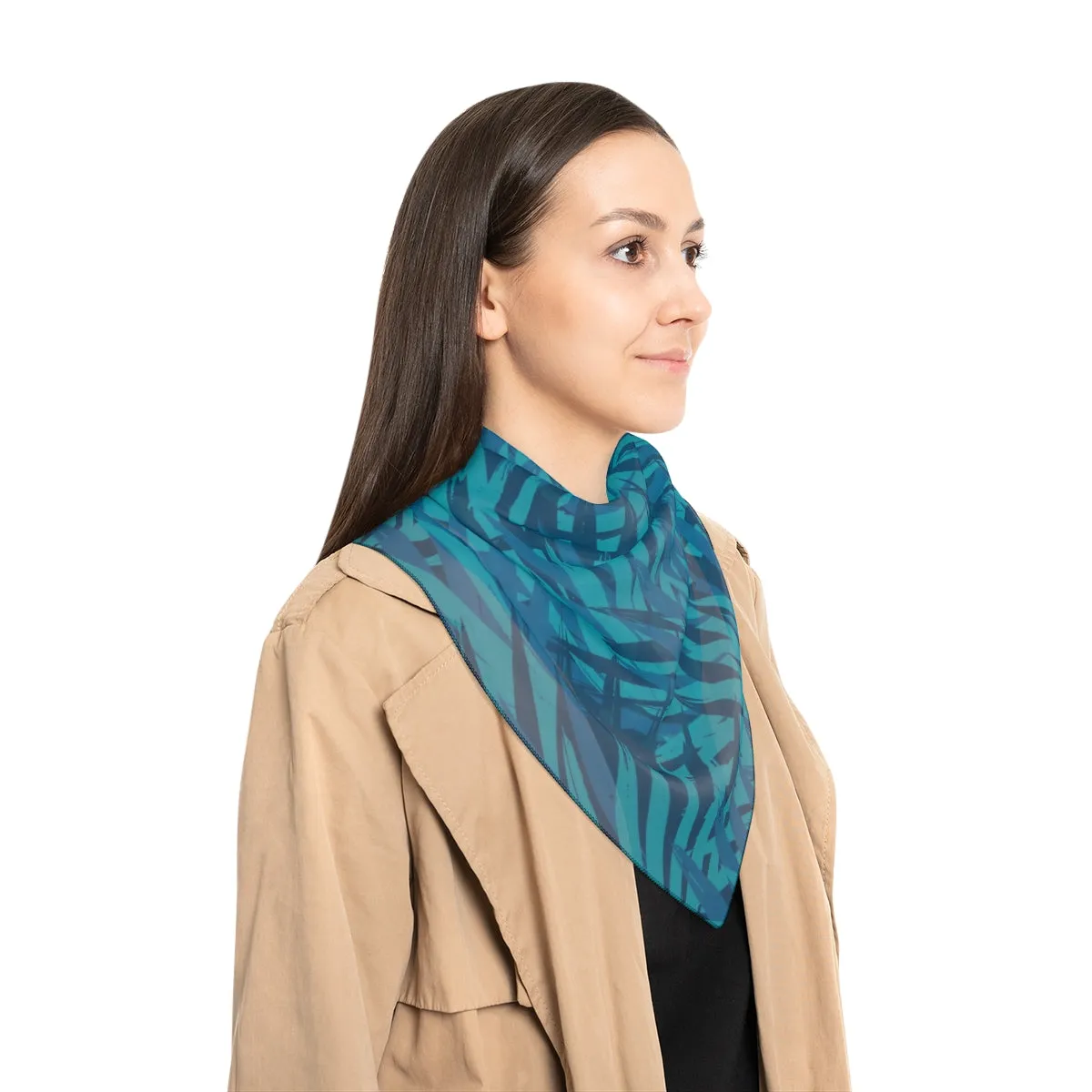 Poly Scarf-Tropical Leaf