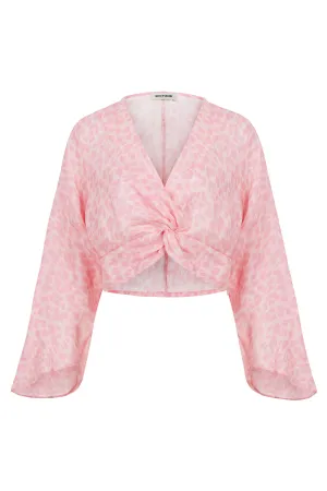 Printed Crop Blouse (Final Sale)