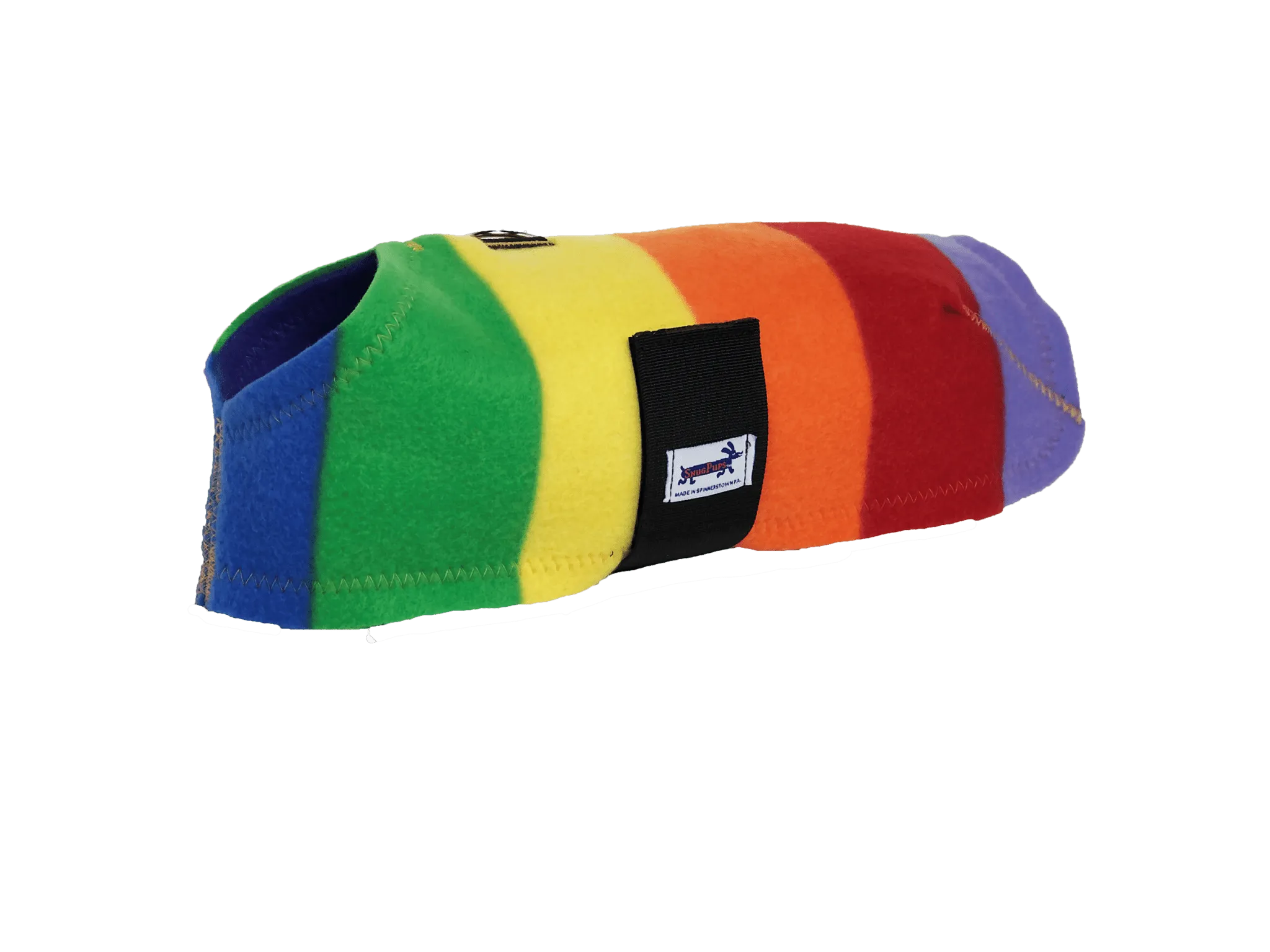 Rainbow Pride Fleece Dog Coat