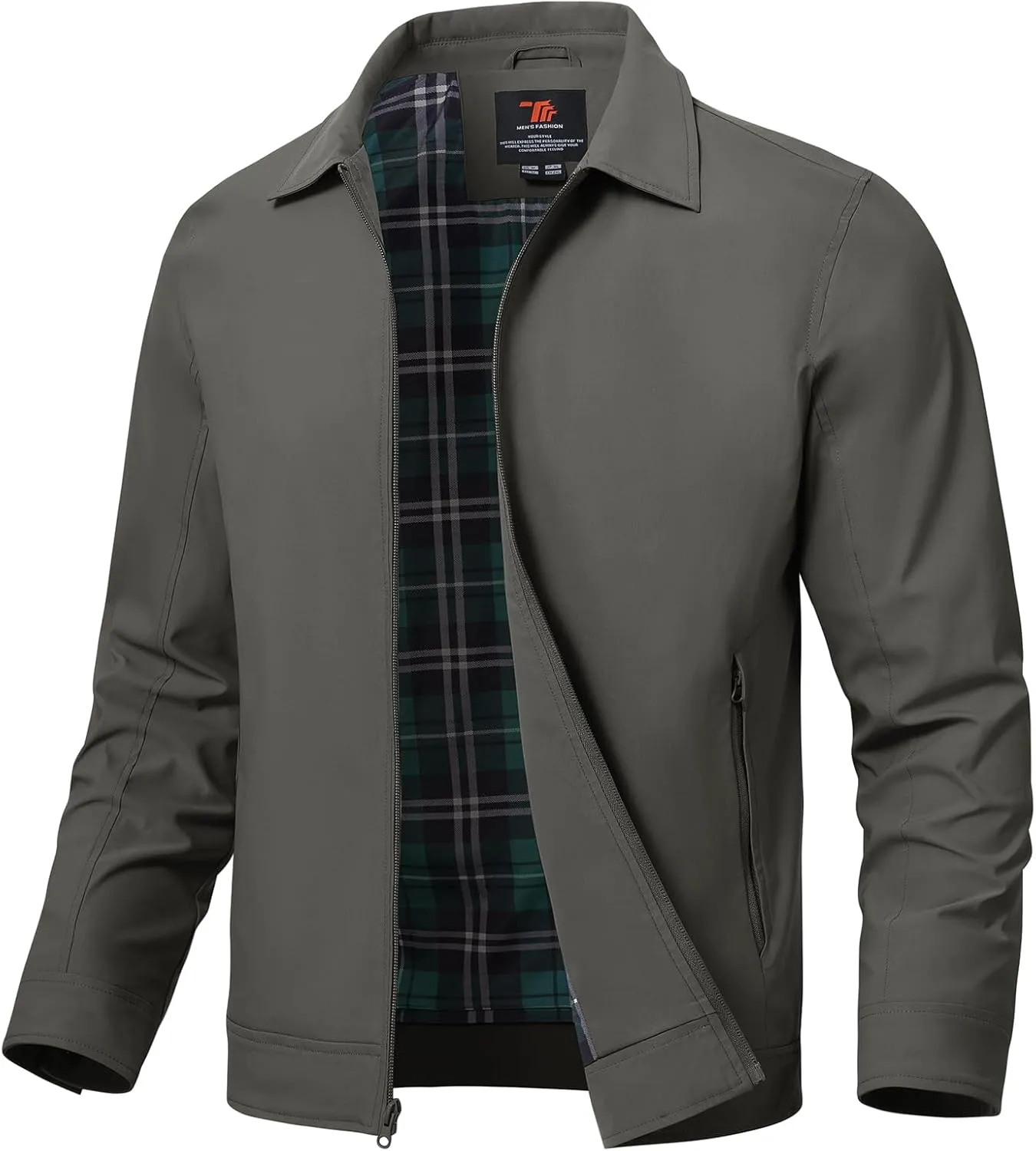 Rdruko Men's Light Jackets Windbreaker Spring Fall Lightweight Jackets Caual Stylish Jacket with Pockets