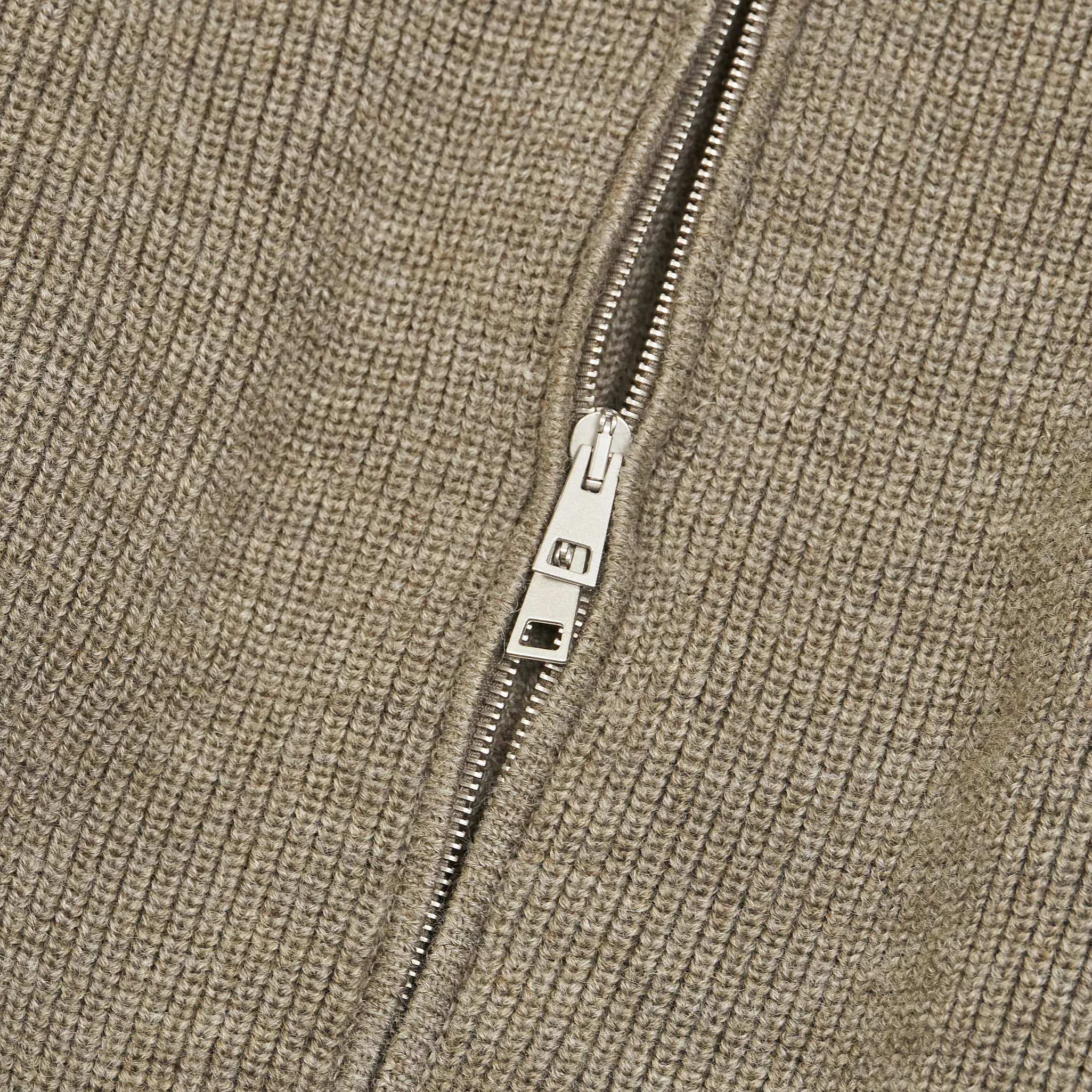 Roberto Collina  Full-Zipped Knit Wool Cardigan