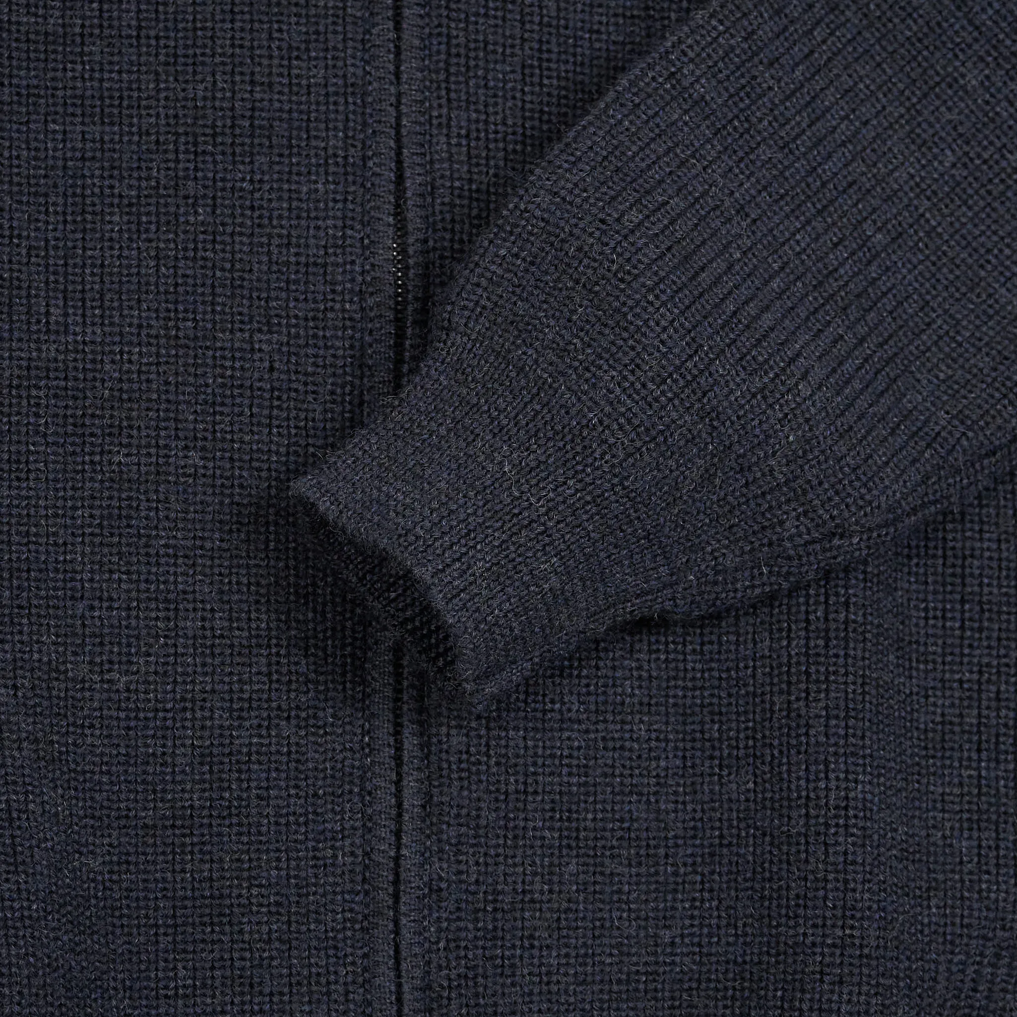Roberto Collina  Full-Zipped Knit Wool Cardigan
